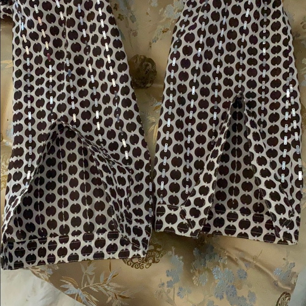 TORY BURCH Shirt Embellished Long Sleeved Size 6 - Picture 8 of 13
